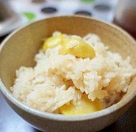 栗の炊き込み御飯